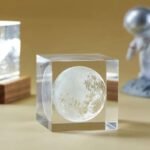 accessoire decoratif moderne lune 6cm x avec eclairage led 354 1