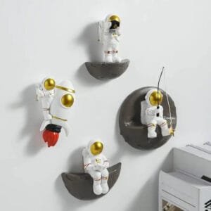 Accroches Murales Astronautes 15cm x 10cm Pour Chambre à Coucher