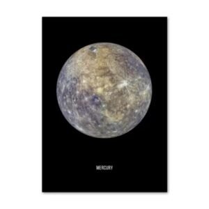 affiche de mercure planete la plus proche du soleil 30 x 40 cm 878 1