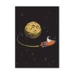 Poster Petit Astronaute Chambre Enfant