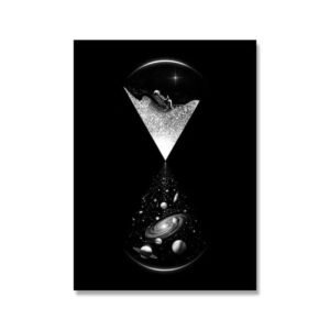 affiche decorative sablier et poussiere detoiles 30 x 40 cm 945 1
