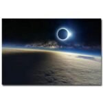 affiche eclipse spatiale sublimez votre decor astral 20 x 30 cm 964 1