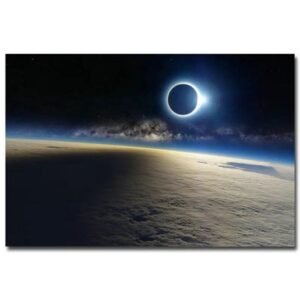 affiche eclipse spatiale sublimez votre decor astral 20 x 30 cm 964 1