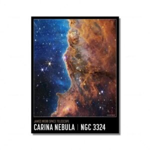 affiche ngc 3324 beaute celeste du telescope spatial james webb 30 x 40cm 893 1