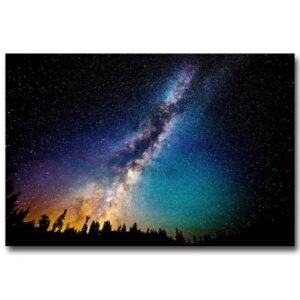 affiche voie lactee eclairez votre decor dun ciel etoile 20 x 30 cm 720 1
