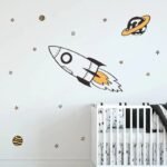 autocollant fusee spatiale pour une deco galactique creative 454 1