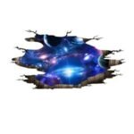 autocollants 3d galaxies et planetes pour decoration murale stickers espace 138 1