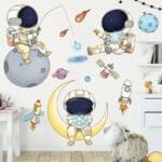 Autocollants Décoratifs D’astronautes Pour Chambre à Coucher