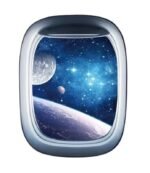 autocollants hublots pour un voyage spatial dans votre chambre lune 284 1