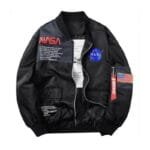 Bomber Nasa Avec Insigne Emblématique Pour Passionnés D’espace