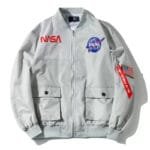 Bomber Nasa Avec L’emblématique Insigne De L’agence Spatiale - Gris / s