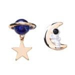 Boucles D’oreilles Astronautes Et Planète Pour Un Look étoilé
