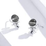 Boucles D&rsquo;oreilles Argent Astronautes