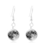 Boucles D&rsquo;oreilles Pleine Lune Fluorescentes