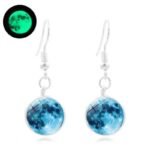 Boucles D&rsquo;oreilles Pleine Lune Fluorescentes