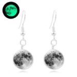 Boucles D&rsquo;oreilles Pleine Lune Fluorescentes