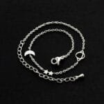 Bracelet élégant Aux Motifs Planétaires Et étoilés - Argenté