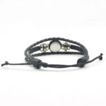 Bracelet Cuir Mercure Fluorescent