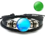 Bracelet Fluorescent Neptune En Bleu Azur Scintillant