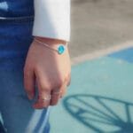 Bracelet Lune Phosphorescente: Un Bijou éblouissant De Nuit Comme De Jour
