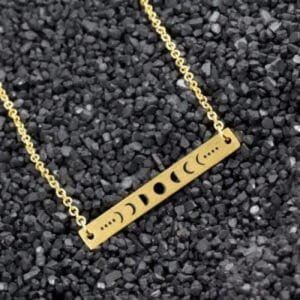 Bracelet Phases De La Lune: élégance Et Finesse Pour Toutes Les Occasions - Doré