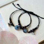 Bracelet Tendance En Corde Avec étoile Dorée Et Pierres Colorées - Deux Modèles