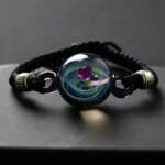 Bracelets Univers: Emportez L’immensité étoilée - Coeur Violet