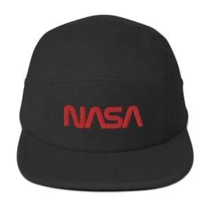 Casquette Nasa 1975 - Modèle Worm Avec Logo Emblématique - Noir