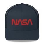 casquette nasa camionneur au style vintage intemporel bleu marine 991 1