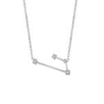 Collier Constellation Du Zodiaque Pour Illuminer Votre Cou - Bélier-argenté