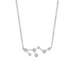 collier constellation du zodiaque pour illuminer votre cou lion argente 734 1