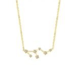 collier constellation du zodiaque pour illuminer votre cou lion dore 168 1