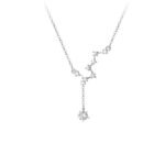 collier etoile avec pendentif grande ourse en zircons cubiques 822 1
