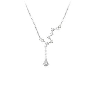 collier etoile avec pendentif grande ourse en zircons cubiques 822 1