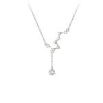 Collier étoilé Avec Pendentif Grande Ourse En Zircons Cubiques