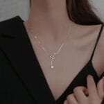 Collier étoilé Avec Pendentif Grande Ourse En Zircons Cubiques