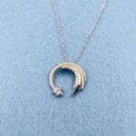 Collier étoile Filante En Argent Avec Pendentif Scintillant