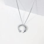 Collier étoile Filante En Argent Avec Pendentif Scintillant