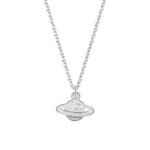 Collier Planète Saturne Étoiles Brillantes