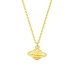 Collier Planète Saturne Étoiles Brillantes