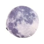 Coussin Décoratif En Forme De Lune Pour Une Chambre Spatiale - 35 x 35 Cm