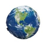 Coussin Décoratif En Forme De Planète Terre Pour Un Confort Optimal - 35 x 35 Cm