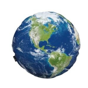 Coussin Décoratif En Forme De Planète Terre Pour Un Confort Optimal 1 Coussin Décoratif En Forme De Planète Terre Pour Un Confort Optimal - 35 x 35 Cm