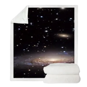 Couverture Galaxie Andromède: Chaleur Et Confort Pour Vos Soirées - 75 x 100 Cm