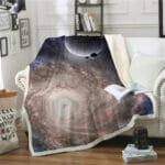 Couverture Galaxie Cosmique: Confort Et Chaleur Pour Vos Soirées étoilées - 130 x 150 Cm