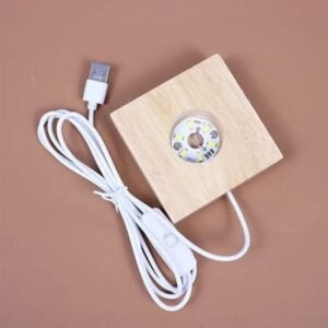 cube en cristal du systeme solaire 6cm x avec cable usb inclus 505 1