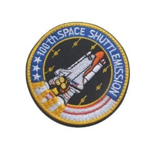 écusson Commémoratif 100e Lancement Navette Spatiale Nasa 2 écusson Commémoratif 100e Lancement Navette Spatiale Nasa