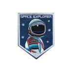 ecusson hommage aux astronautes explorateurs de lespace 446 1