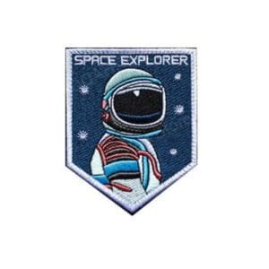 écusson Hommage Aux Astronautes Explorateurs De L’espace