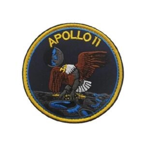 ecusson souvenir de la mission apollo 11 et du premier pas sur lune 953 1